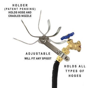 Noir 1/2 Pouces En Plastique Flexible Tuyau <span class=keywords><strong>D</strong></span>'<span class=keywords><strong>arrosage</strong></span> <span class=keywords><strong>Extensible</strong></span> - Product Image 4
