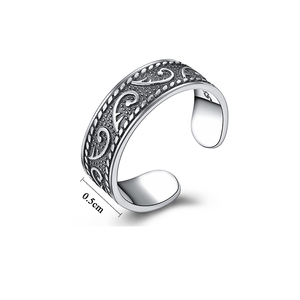 2020 venta directa de fábrica de moda salvaje S925, anillo de plata esterlina, - Product Image 4