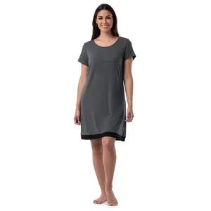 Camisón supersuave y transpirable para mujer, ropa de dormir, camisón