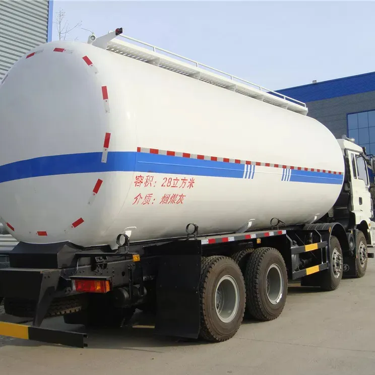 China Shacman M3000 Camión de cemento a granel Camión cisterna de polvo a granel