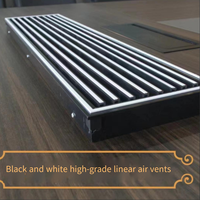 Diffuseur d'air moderne personnalisé, grille de ventilation industrielle CVC, diffuseur d'air d'évacuation avec design graphique pour utilisation hôtelière