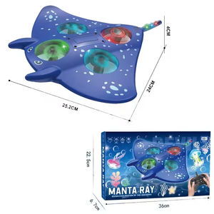 2.4G Télécommande Poisson Drone Planeur Avion Lumières Colorées 360 Rolling Fighter Batteries Inclus RC Avion Débutant Drone - Product Image 6