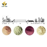 Ligne de production de farine extrudée pour porridge instantané de millet, sorgho, quinoa, maïs, riz, soja et aliments pour bébés, à vendre