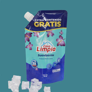 Sachet Doypack personnalisé en PE de qualité alimentaire avec bec verseur, imprimé, pour lessive et linge de maison 750ml - Product Image 5