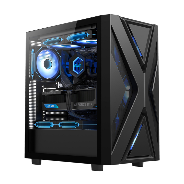 High Quality ATX Tower RGB Lighting Gaming PC Case in Stock| Alibaba.com