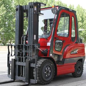 รถยกไฟฟ้า 4 ล้อ รถยกไฟฟ้าลิเธียม รถยกแบบ Reach Truck 3 ตัน พร้อมอุปกรณ์ย้ายด้านข้าง สำหรับห้องเย็น - Product Image 4