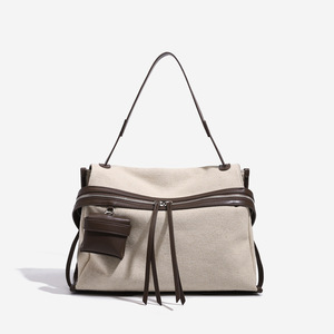 Korean-style canvas shoulder <b>bag</b> ladies handbags fashion office <b>bags</b> for girls daily use - Product Image 2
