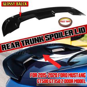 Nouvelle extension de becquet arrière pour Ford Mustang GT500 GT350 modèle 2 portes 2015-2020, becquet de coffre arrière - Product Image 1