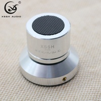 Alüminyum Alaşımlı Hoparlör İzolasyon Ayakları YIVO XSSH HiFi Ev Stüdyosu Kalitesi OEM Amplifikatör Sivri Uçlu Stand Pedi Şok Emici Müzisyenler İçin