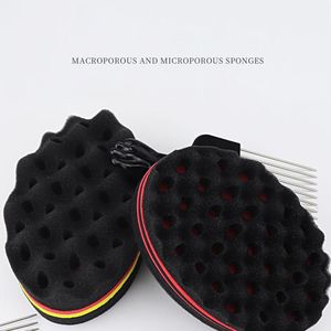 Vendita calda 3 pezzi Set di persone nere stile Hip-hop pettine magico torsione <span class=keywords><strong>capelli</strong></span> arricciatura <span class=keywords><strong>spugna</strong></span> onda <span class=keywords><strong>spugna</strong></span> - Product Image 6