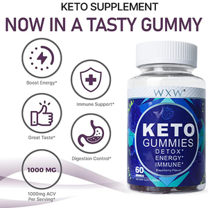 Precio al por mayor de fábrica Keto Gummies Quemador de grasa Gummy Reafirmante Gummies Candy Suplementos - Product Image 6