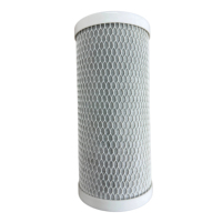 Filtre CTO Big Blue 10 pouces, Valeur d'Iode 1050mg/g, Précision 0,1 micron, OEM/ODM disponible, Élimination supérieure du chlore, Écologique