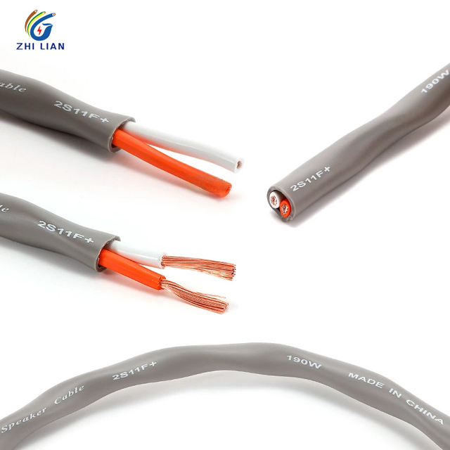 Speaker Wire OFC Oxygen Free Copper HiFi Audio Speaker Cable 16AWG 14AWG 12AWG for Home Theater Car Audio Amplifier Bulk Spool