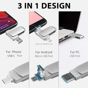 USB C Flash Drive <span class=keywords><strong>64GB</strong></span> ธัมป์ไดร์ฟพร้อม Micro USB,สำหรับโทรศัพท์แอนดรอยด์ใช้ได้กับ MacBook <span class=keywords><strong>Pro</strong></span> Air <span class=keywords><strong>iPad</strong></span> <span class=keywords><strong>Pro</strong></span> <span class=keywords><strong>iPad</strong></span> Mini6และคอมพิวเตอร์ - Product Image 4