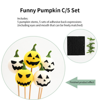JYCL005 Meilleure vente Boîte surprise ouverte en forme de citrouille pour fête de carnaval, avec œuf surprise et jeu de tour, pour Halloween, en coque PVC, cadeau personnalisé