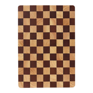 Tabla de Cortar Cuadrada de Madera de Caucho Sólida con Costura de Doble Cara, Grosor de 3.5 mm, Diseño de <span class=keywords><strong>Parquet</strong></span> - Product Image 6