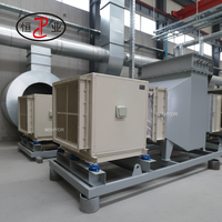 Chauffe-air électrique tubulaire à ailettes personnalisé de 300 kW pour conduite d'air de process, système de chauffage en ligne pour fours d'usine et séchage chimique
