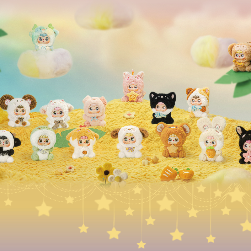 DouBao V3 Twelve Zodiac Series Frozen Animals Plush 1/12 Scale
