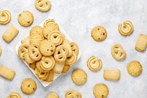 Groothandel Dansih Boterkoekjes Produceert Koekjes Koninklijke Boterkoekjes