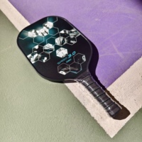 Raquette de pickleball de haute qualité en graphite, personnalisée, 1ère génération, noyau interne en fibre de verre, surface en fibre de verre