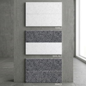 Azulejo de cerámica de pared negro de lujo con dorado Retro 300x450 textura infinita mate brillante Hotel decorativo porcelana paredes azulejos - Product Image 6