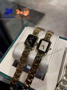 Relojes de Mujer de Lujo, Diseño Personalizado Nuevo y Popular, Relojes de Cuarzo Importados Originales con Movimiento de Cuarzo, Dorados, de Moda Sencilla - Product Image 4