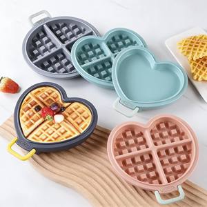 <span class=keywords><strong>Moule</strong></span> à gaufres en <span class=keywords><strong>silicone</strong></span> de qualité supérieure, personnalisable en gros, sans BPA, réutilisable, <span class=keywords><strong>moule</strong></span> à gaufres, plaque de cuisson - Product Image 2