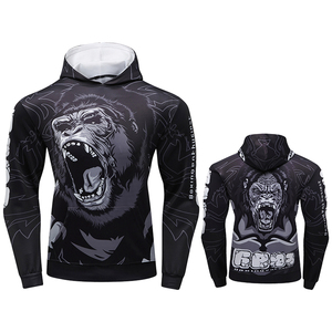 2026 Wholesale Custom 3d Printing Sublimation <strong>Anime</strong> Animal <strong>Jumper</strong> Gym Sport Hoodie Sweatshirt for Men - Product Image 4