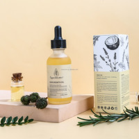 Huile Capillaire Croissance 60 ml Logo Personnalisé Marque Privée Vegan Bio Huile d'Argan Romarin pour Anti-Chute Repousse et Soin du Cuir Chevelu