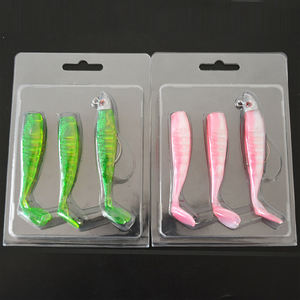 Leurres de pêche en <span class=keywords><strong>mer</strong></span> avec hameçon Swimbait 16G 26G, <span class=keywords><strong>leurre</strong></span> en Silicone, tête de Jigging, appât <span class=keywords><strong>souple</strong></span> noir, <span class=keywords><strong>Minnow</strong></span> pour la pêche au bar, au brochet - Product Image 3