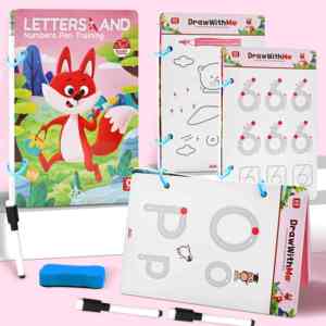 Libro de Actividades Educativas para el Autismo, Práctica de Escritura de Letras y Números, Control del Lápiz, para Niños de 3 a 6 Años, Habilidades Motoras Finas - Product Image 3