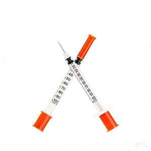 <span class=keywords><strong>Jeringa</strong></span> de <span class=keywords><strong>insulina</strong></span> desechable para mascotas de 0.5ML <span class=keywords><strong>U100</strong></span> 1cc calibre 31 de 516 pulgadas, con tapa rosa y aguja 29G/30G/31G, empaquetada individualmente - Product Image 4