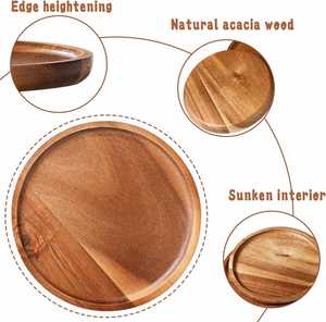 Posavasos Personalizables de Madera de Nogal, Bambú y Acacia, Ecológicos, Estilo Clásico, para Café, Té y Cerveza, con Logotipo Personalizado y Tamaño a Medida - Product Image 3