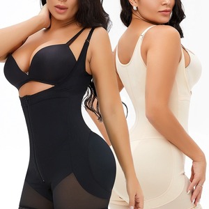 Faja Moldeadora de Talla Grande con Cierre de Cremallera, Diseño de Encaje y Malla, Efecto Reductor de Cintura y Levantamiento de Cadera, Capa Interior Moldeadora - Product Image 5
