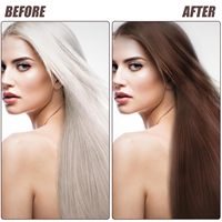 Precio de Fábrica, Tinte para el Cabello 3 en 1, Fórmula en Crema Semipermanente, Sin Amoníaco, 100% Natural a Base de Hierbas, de Grado Premium, Repara el Cabello en 10 Minutos