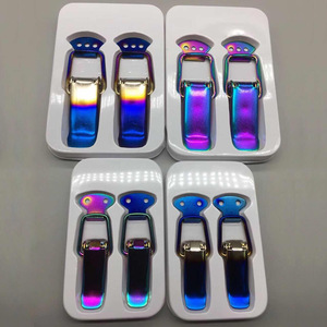 Auso-Racing Stainless Steel Bumper Clips Blue Heat Treated Large <b>Small</b> For Car Repair Fasteners - Product Image 2
