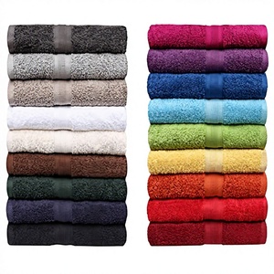 Ensemble de serviettes de bain tissées 100 % coton de haute qualité, personnalisables ODM/OEM, couleur unie, serviettes de visage et de mains compressées, écologiques, pour hôtels - Product Image 4