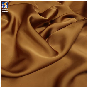 YX754 2025春季新款面料180gsm柔软丝滑100涤纶双面缎缎面料女式连衣裙用 - Product Image 5