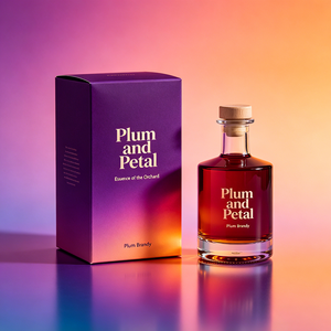 Boîte Cadeau <span class=keywords><strong>de</strong></span> Luxe en Papier Pliant Personnalisée avec Logo pour <span class=keywords><strong>Eau</strong></span>-<span class=keywords><strong>de</strong></span>-<span class=keywords><strong>vie</strong></span> <span class=keywords><strong>de</strong></span> Prunes, <span class=keywords><strong>Brandy</strong></span> et Vin – Vente en Gros Durable - Product Image 3