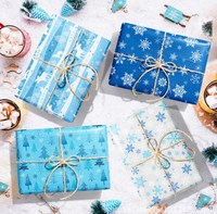 Tondo kertas pembungkus pembungkus Natal baru kertas bungkus bunga kertas pembungkus untuk buket