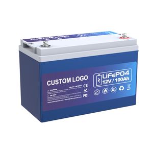 12V 12.8V 100ah 24V 25.6V Lifepo4电池磷酸锂电池，用于太阳能存储叉车船用拖钓电机 - Product Image 1