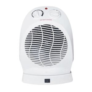 Termoventilatore oscillante 2000W con termostato, 2 potenze, 3 funzioni e sistema anti-ribaltamento, 29x21x16cm - ideale per riscaldare - Product Image 1