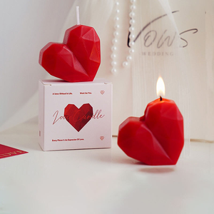 Candele Profumate in Cera di Soia a Forma di Cuore, Tendenza <span class=keywords><strong>2026</strong></span>, Romantiche Fatte a Mano per Regalo di San Valentino per Coppie e Donne - Product Image 4
