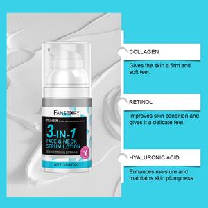 Lozione lisciante per la pelle idratante 3-In-1 essenza per il collo viso 3-In-1 con retinolo Hexapeptide-8 acetilico personalizzato - Product Image 2