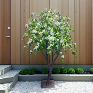 Hot Bán Tam Giác Cây Mận 220Cm Chất Lượng Cao Chịu Nước Nhự<span class=keywords><strong>a</strong></span> Bền Dây Sắt Sân Cây Màu Xanh Lá Cây Cho Văn Phòng - Product Image 4