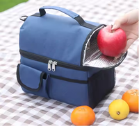 Sac isotherme bandoulière Oxford personnalisé MKW9013 grande capacité, double couche isolante, imperméable pour camping en extérieur