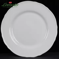 Plats et assiettes en céramique pour restaurant, imprimés sur mesure, bon marché, en vrac, ronds, carrés et blancs