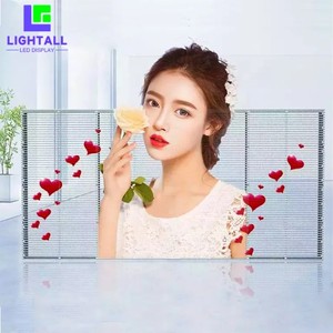 Trong suốt Màn hình LED cho trong nhà trung tâm mua sắm kính cửa sổ cửa hàng trong suốt LED hiển thị video tường Màn hình LED - Product Image 2