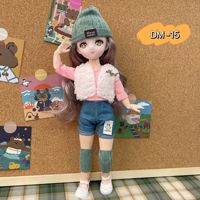 Nouvelles figurines d'action Manga Face Anime de 30 cm, poupée Bjd 1/6, ensemble complet, poupée articulée sphérique pour les jouets des enfants, jouets de cosplay pour filles