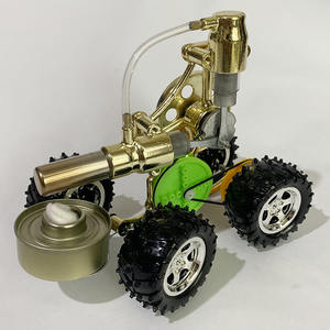 Jouet éducatif pour enfants : Modèle de <span class=keywords><strong>moteur</strong></span> <span class=keywords><strong>Stirling</strong></span> à air chaud, kit de bricolage éducatif, modèle à vapeur et chaleur, en métal, <span class=keywords><strong>bois</strong></span> et plastique - Product Image 5